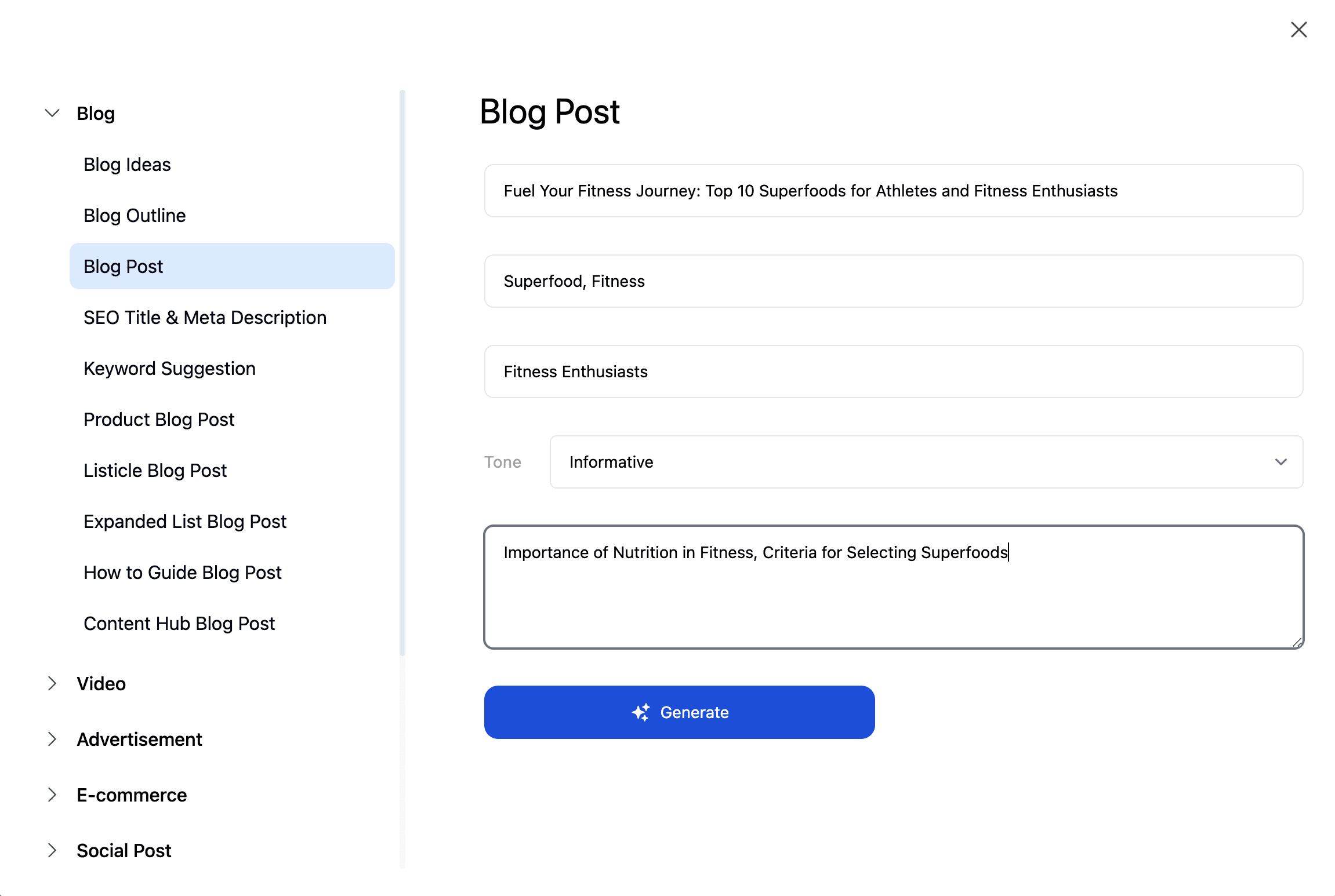 AI Blog Writer 1