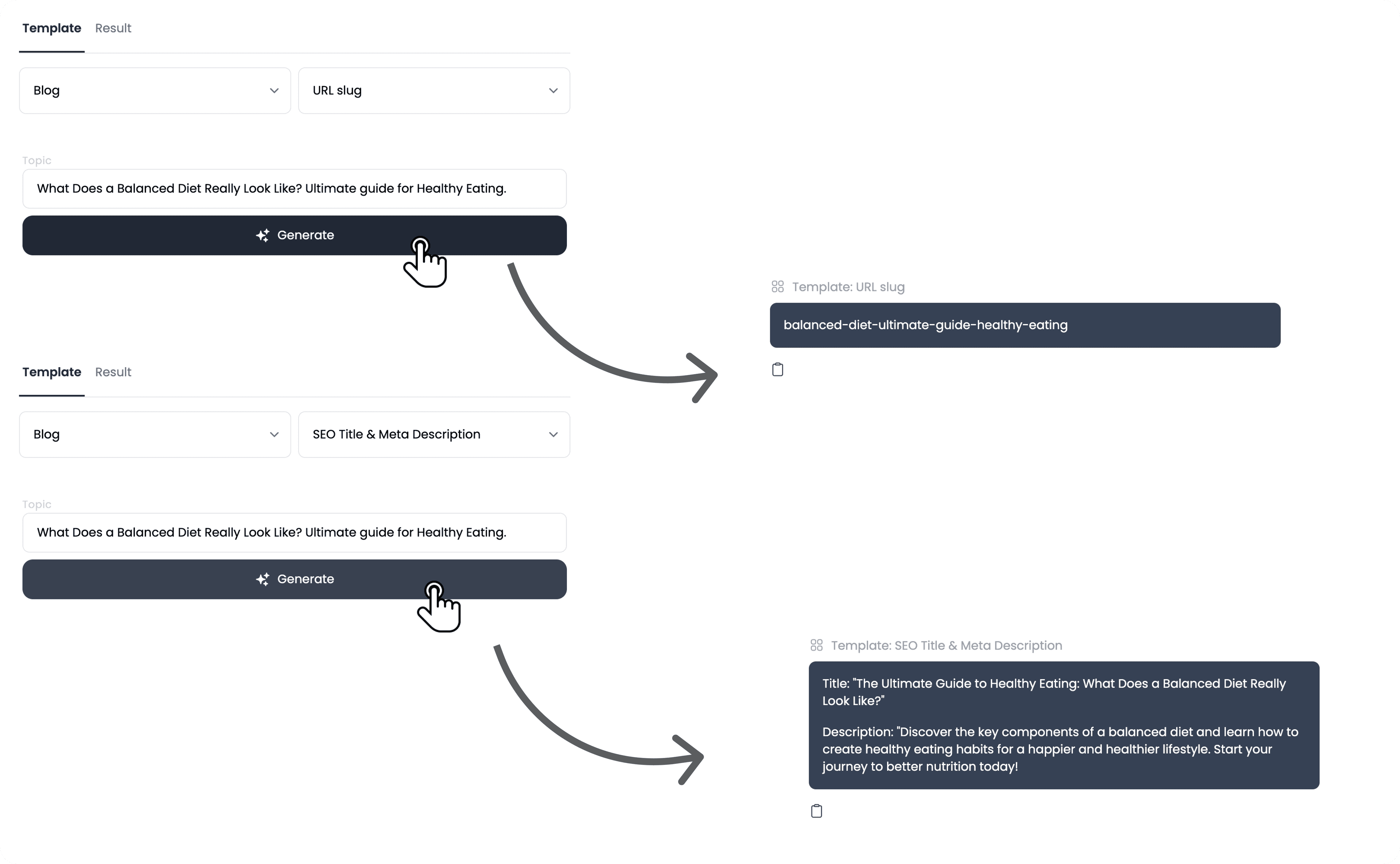 AI Metadata generator