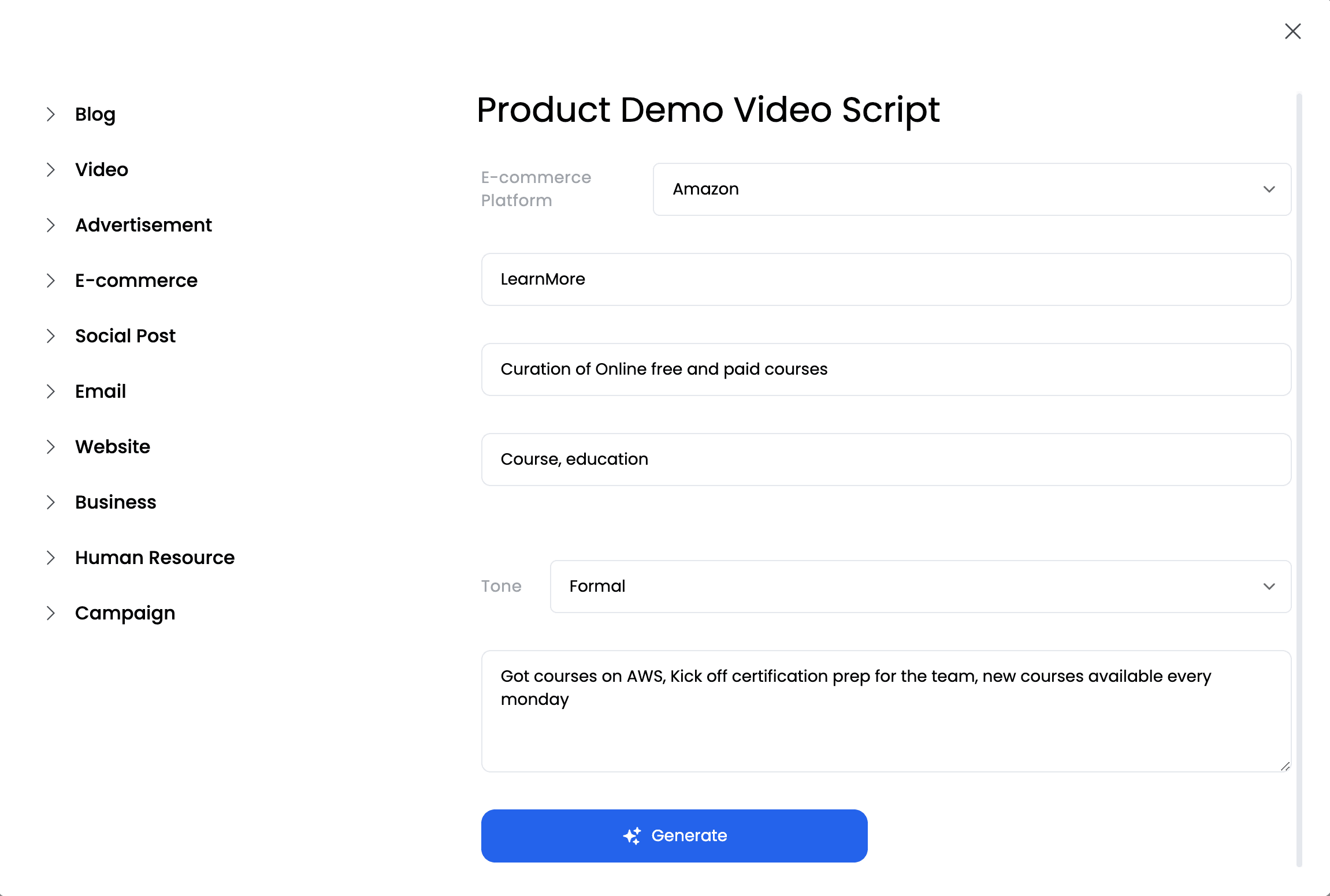 Demo Video Maker Template